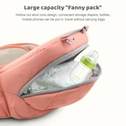 Arealer Ergonomic Carrier with Detachable Hip Seat Multifunctional Carrier to Toddler Harness for Carrying Infant